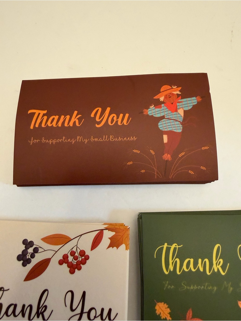 Autumn Thank You Cards - Set of 25 - Picture 4 of 9